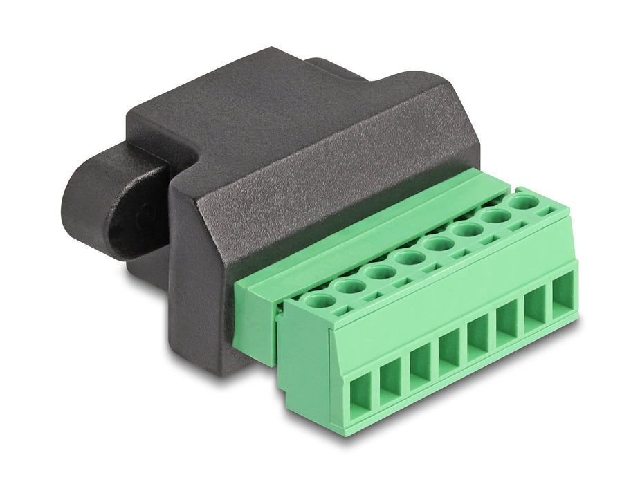 EAN 4043619665891 - DeLOCK 66589 cambiador de género para cable RJ45 8 pin terminal block Negro, Verde imagen 1