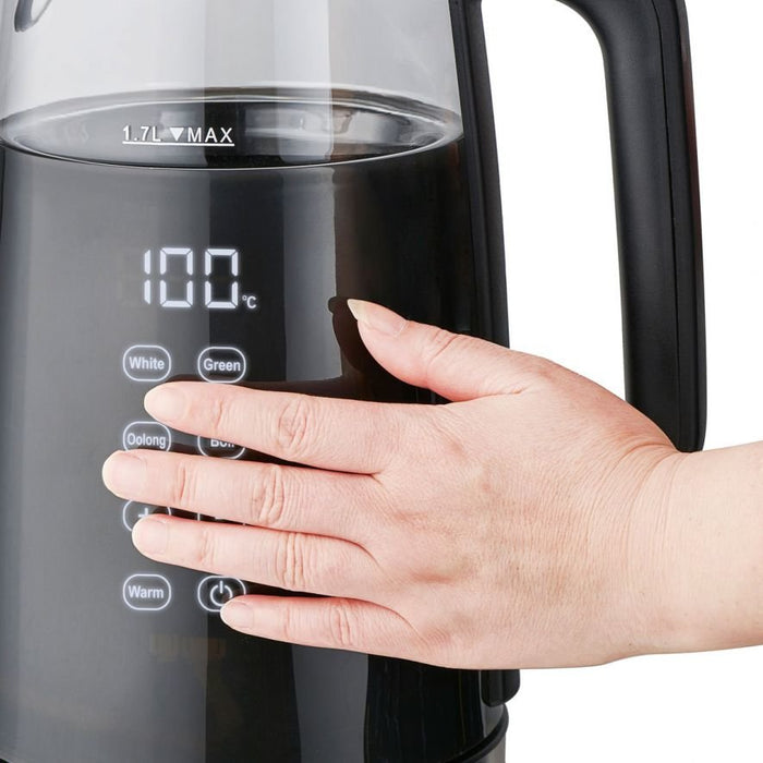EAN 5908277388003 - ELDOM C530 NEVO tetera eléctrica 1,7 L 2200 W Negro, Transparente imagen 3