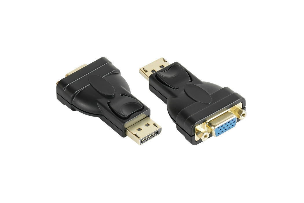 EAN 4014619603374 - Alcasa DP-AD12 cambiador de género para cable DisplayPort VGA (D-Sub) Negro imagen 1