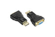 EAN 4014619603374 - Alcasa DP-AD12 cambiador de género para cable DisplayPort VGA (D-Sub) Negro imagen 1