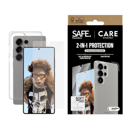 EAN 5715685016127 - PanzerGlass CARE™ by ® 2-in-1 Bundle Samsung Galaxy S25 Ultra Protector de pantalla 1 pieza(s) imagen 2