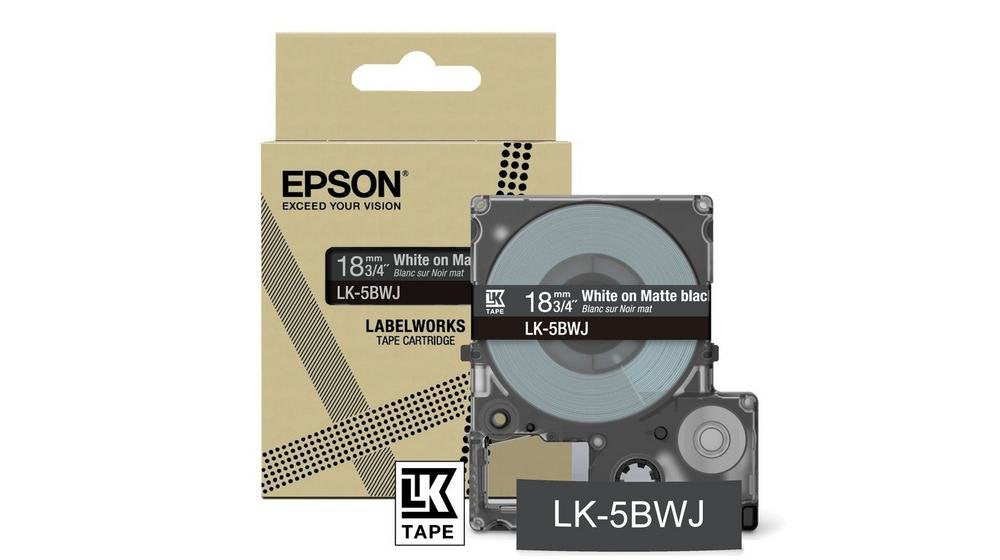 EAN 8715946713724 - Epson LK-5BWJ Negro, Blanco imagen 1