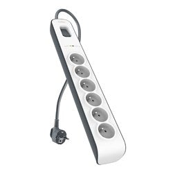 EAN 0745883643561 - Belkin BSV603ca2m Negro, Blanco 6 salidas AC 2 m imagen 1