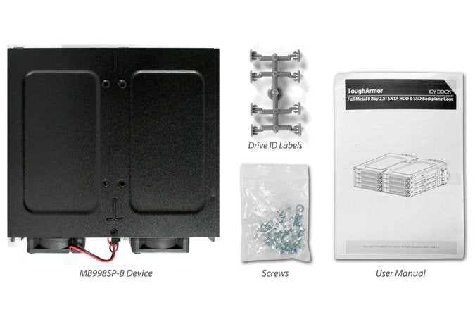 EAN 4711132869590 - Icy Dock MB998SP-B unidad de disco multiple 0 TB Negro imagen 9