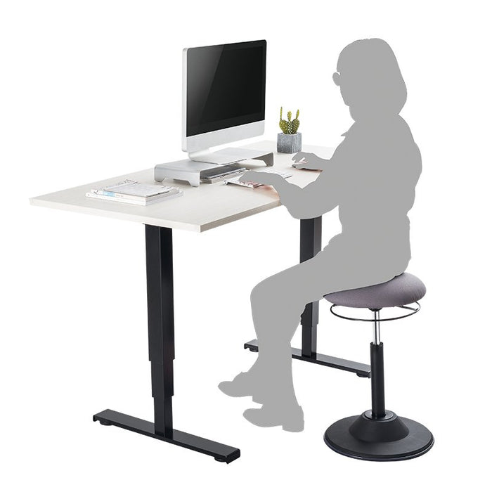EAN 4052792057300 - LogiLink EO0022 taburete tipo silla de montar Asiento acolchado Gris Tela Negro 1 pieza(s) imagen 8