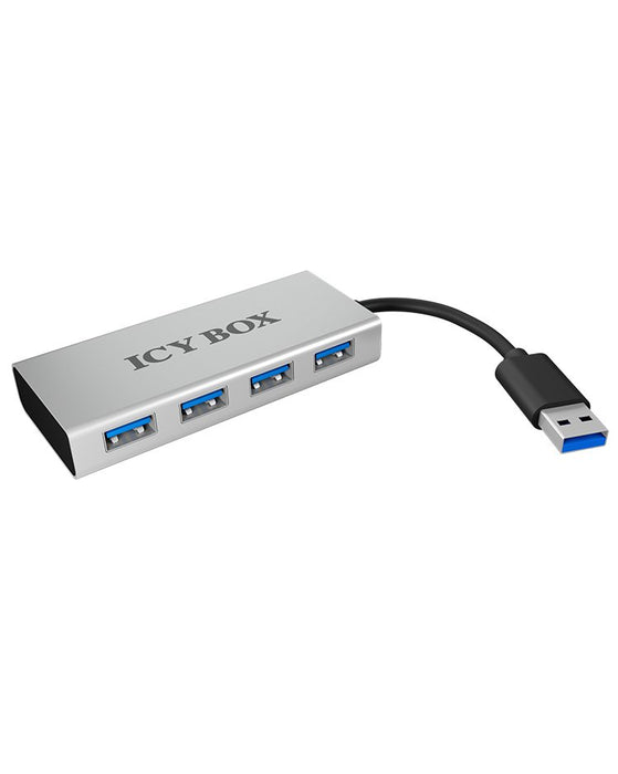 EAN 4250078188810 - ICY BOX IB-AC6104 USB 3.2 Gen 1 (3.1 Gen 1) Type-A 5000 Mbit/s Blanco imagen 2