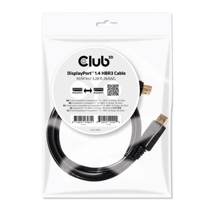 EAN 8719214470814 - CLUB3D CAC-2067 cable DisplayPort 1 m Negro imagen 4