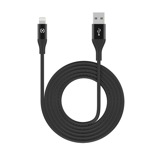 EAN 8021735747451 - Celly USBLIGHTCOL3MBK cable de conector Lightning 3 m Negro imagen 2