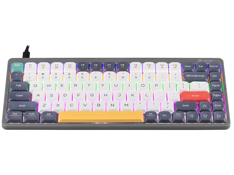 EAN 5907512871614 - Tracer FINA 84 teclado Juego USB + RF Wireless + Bluetooth QWERTY Inglés Gris imagen 3
