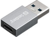 EAN 5705730136467 - Sandberg 136-46 cambiador de género para cable USB-A USB-C Aluminio imagen 1