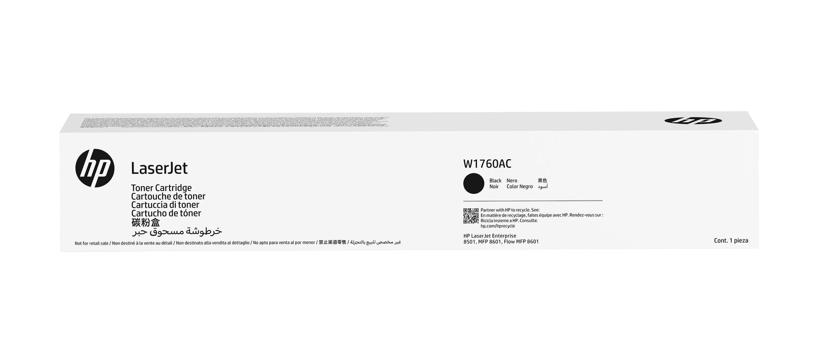 EAN 198122169696 - HP LaserJet Black Toner Crtg cartucho de tóner 1 pieza(s) imagen 1