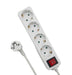EAN 5715063307243 - Microconnect MC-GRU0045WS base múltiple 5 m 4 salidas AC Interior Blanco imagen 2