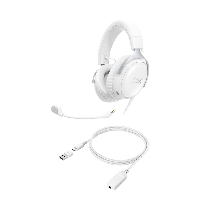 EAN 199251514081 - HyperX Cloud III - Gaming Headset (White) Blanco imagen 3