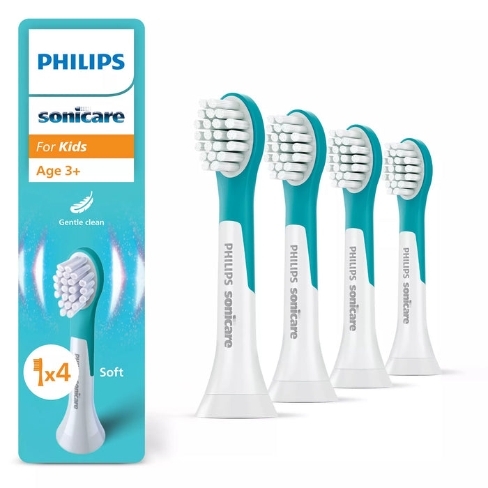 EAN 8720689037426 - Philips Sonicare For Kids HX6034/90 cepillo de cabello 4 pieza(s) Azul, Blanco imagen 1