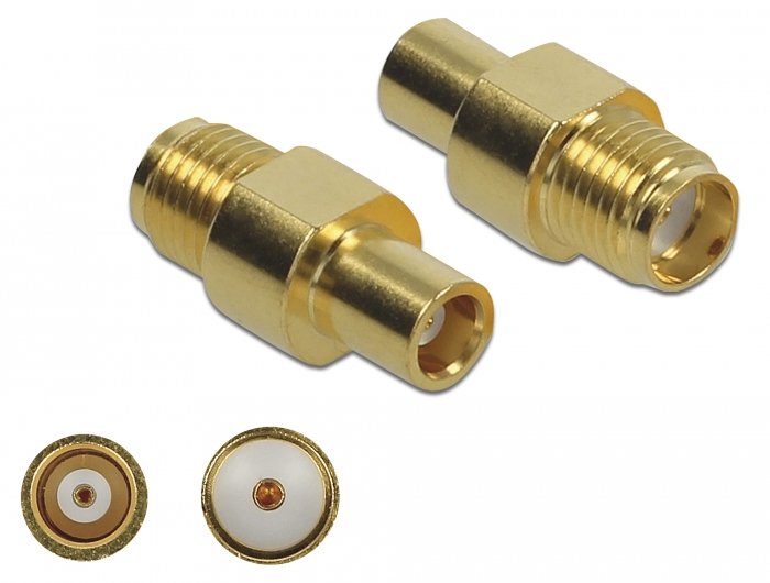 EAN 4043619899586 - DeLOCK 89958 conector SMA, MCX Oro imagen 1