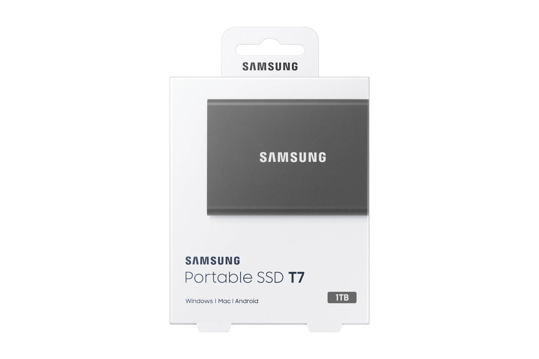 EAN 0887276405384 - Samsung Portable SSD T7 1 TB USB Tipo C 3.2 Gen 2 (3.1 Gen 2) Gris imagen 8