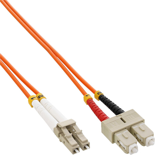 EAN 4043718248339 - InLine 88644 Cable de fibra óptica e InfiniBand 0,5 m LC SC Naranja imagen 1