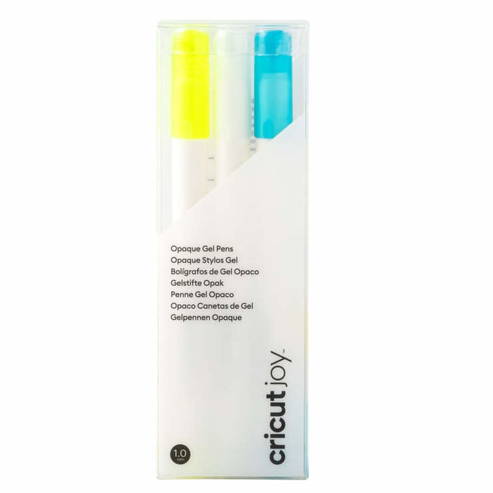 EAN 0093573868467 - Cricut Joy Opaque Bolígrafo de gel con tapa Azul, Blanco, Amarillo 3 pieza(s) imagen 1