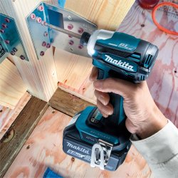 EAN 0088381751711 - Makita DTD172RTJ atornilladora de impacto con batería 1/4" 3800 RPM 180 Nm Negro, Azul 18 V imagen 2