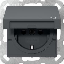 EAN 4010337094432 - GIRA 441428 toma de corriente Schuko Negro imagen 1