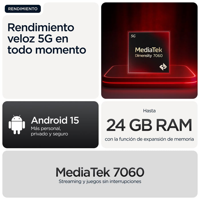 EAN 840023299698 - Motorola moto g56 5G 17,1 cm (6.72") Ranura híbrida Dual SIM Android 15 USB Tipo C 8 GB 256 GB 5200 mAh Ne imagen 17