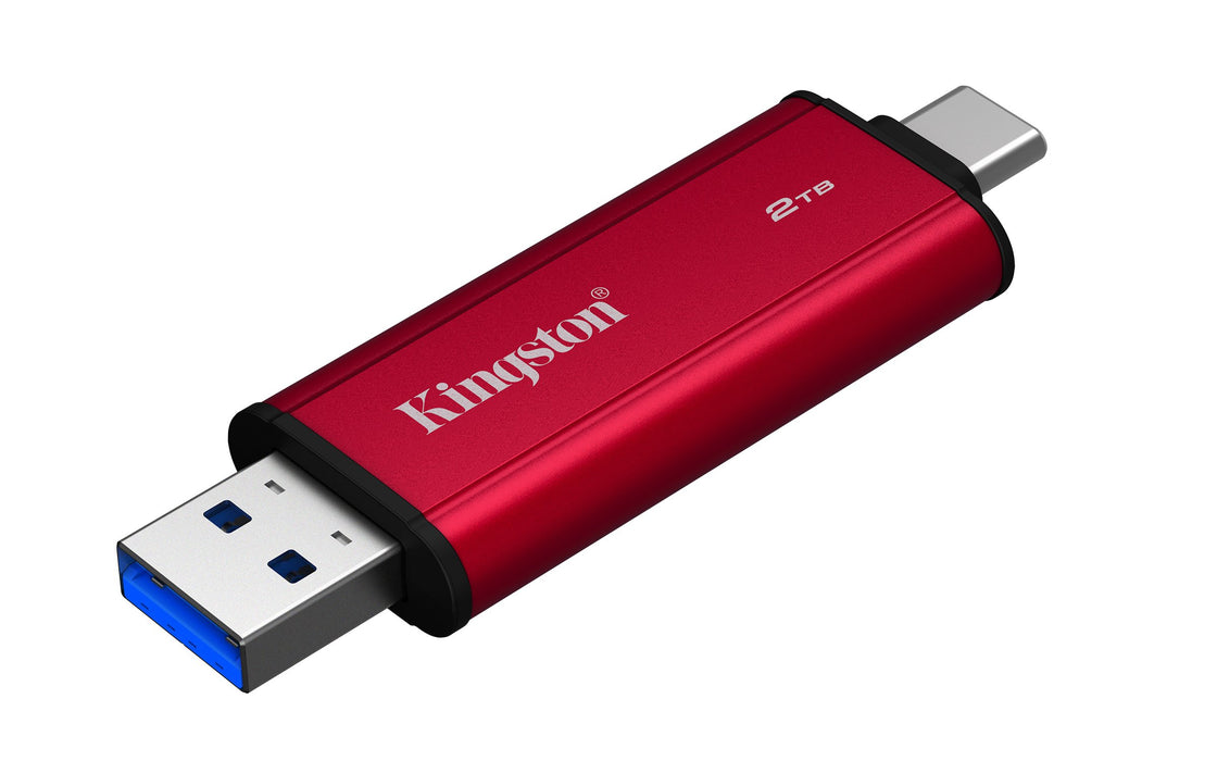 EAN 0740617352214 - Kingston Technology Dual Portable USB Type-A / USB Type-C 3.2 Gen 2 (3.1 Gen 2) Negro, Rojo imagen 4
