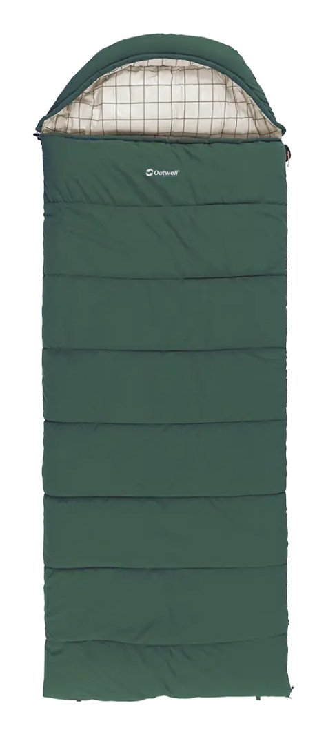 EAN 5709388158604 - Outwell Camper Prime Adulto Saco de dormir semi-rectangular Algodón, Poliéster Verde imagen 1
