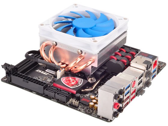 EAN 4710007221372 - Silverstone SST-AR06 sistema de refrigeración para ordenador Procesador Enfriador 9,2 cm Azul, Blanco imagen 2
