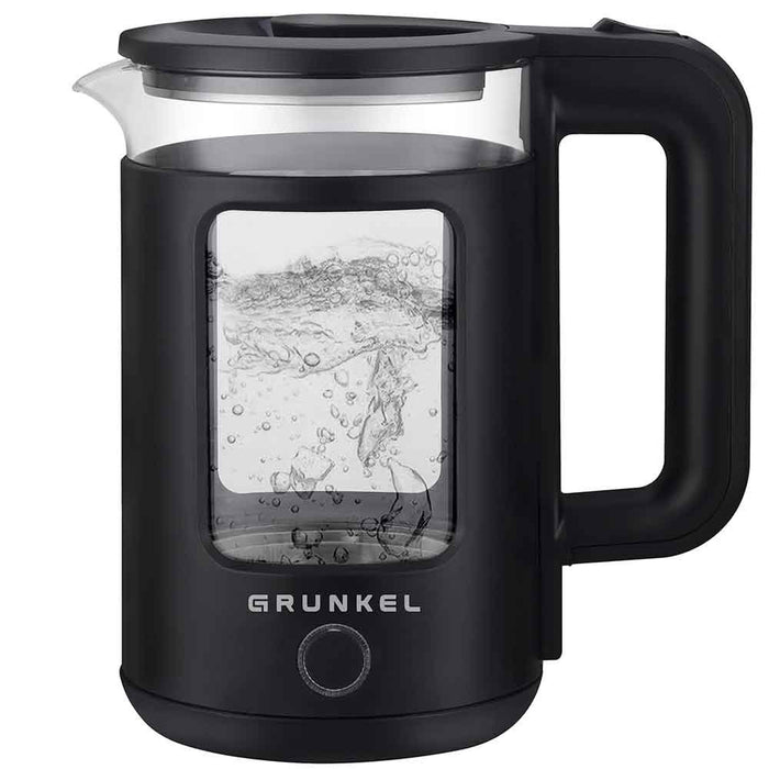 EAN 8426156018799 - Grunkel HV-18CWPNG tetera eléctrica 1,8 L 1500 W Negro, Transparente imagen 1