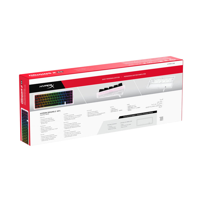 EAN 198990999623 - HyperX Origins 2 65 White Housing Funda para teclado imagen 7