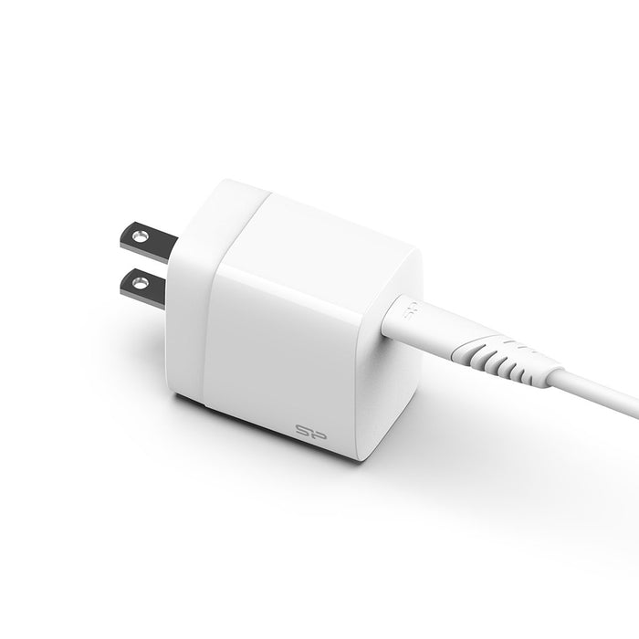 EAN 4713436139737 - Silicon Power SP18WASYQM10L0CW cargador de dispositivo móvil Smartphone, Tableta Blanco Corriente alterna imagen 6