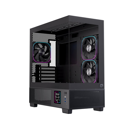 EAN 6977277360011 - Einarex EXCS-SM-51DR-B carcasa de ordenador Micro Torre Negro imagen 1