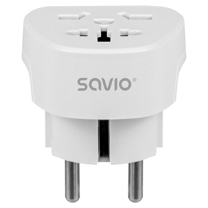 EAN 5905106070962 - Savio AP-06 adaptador e inversor de corriente Universal 3750 W Blanco imagen 1