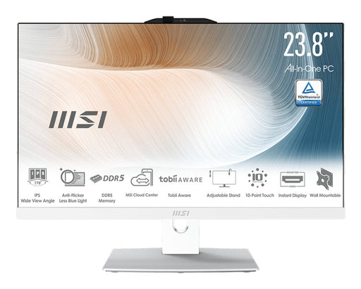EAN 4711377230599 - MSI Modern AM242P 1M-1206DE All-in-One PC Intel Core 3 100U 60,5 cm (23.8") 1920 x 1080 Pixeles PC todo e imagen 1