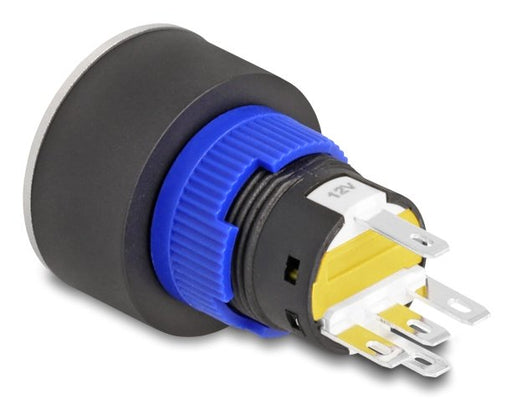 EAN 4043619220502 - DeLOCK 22050 interruptor eléctrico Interruptor pulsador Negro, Azul, Plata, Amarillo imagen 2
