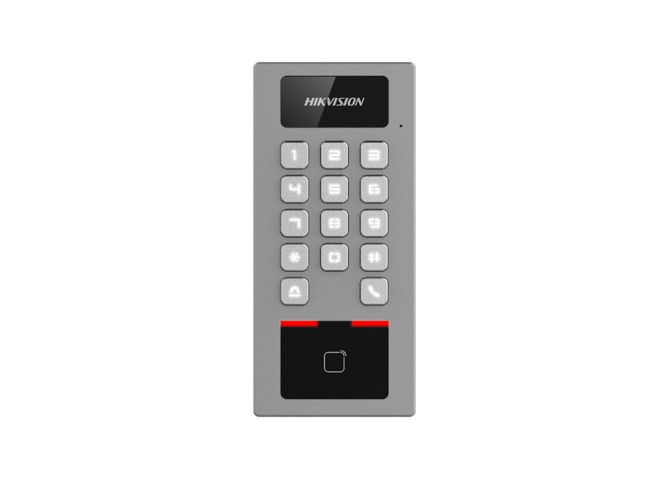 EAN 6931847103880 - Hikvision DS-K1T502DBWX(STD) Lector básico de control de acceso Negro, Gris imagen 1