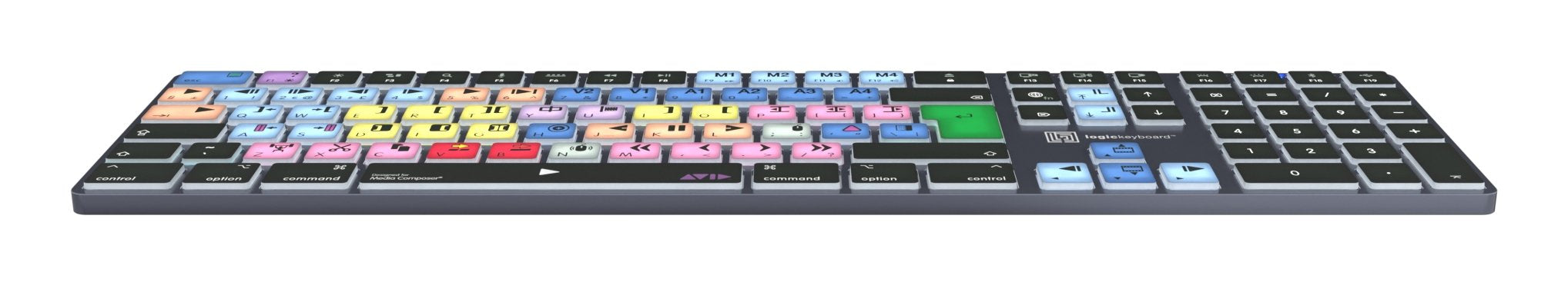 EAN 5707795022273 - Logickeyboard LKB-MCOM4-TM teclado Oficina Bluetooth QWERTY Alemán Gris, Titanio imagen 7