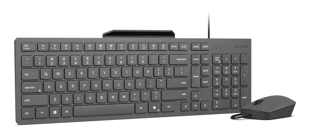 EAN 0195892110774 - Lenovo GX31R09794 teclado Ratón incluido Hogar / Oficina USB Español Gris imagen 5