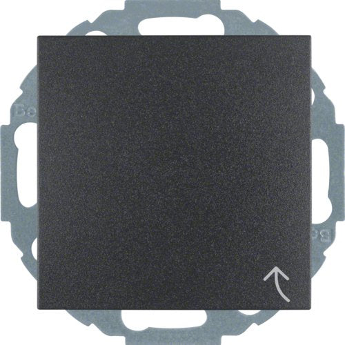 EAN 4011334224365 - Hager 47441606 placa de pared y cubierta de interruptor Antracita imagen 1