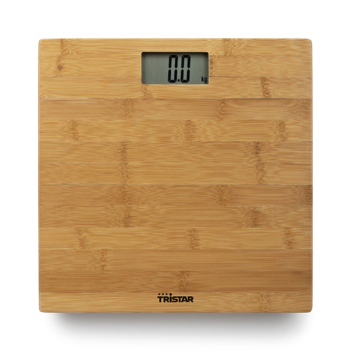 EAN 8713016086082 - Tristar WG-2432 báscula de baño Plaza Bamboo Báscula personal electrónica imagen 1