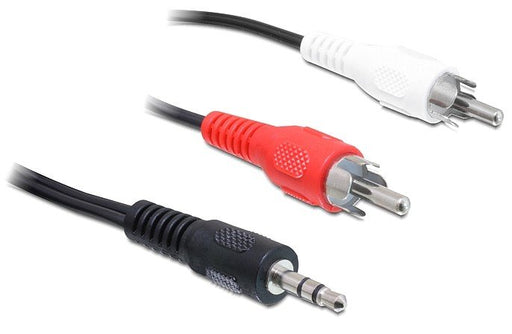 EAN 4043619849420 - DeLOCK 84942 cable de audio 3 m 3,5mm 2 x RCA Negro, Rojo, Blanco imagen 1