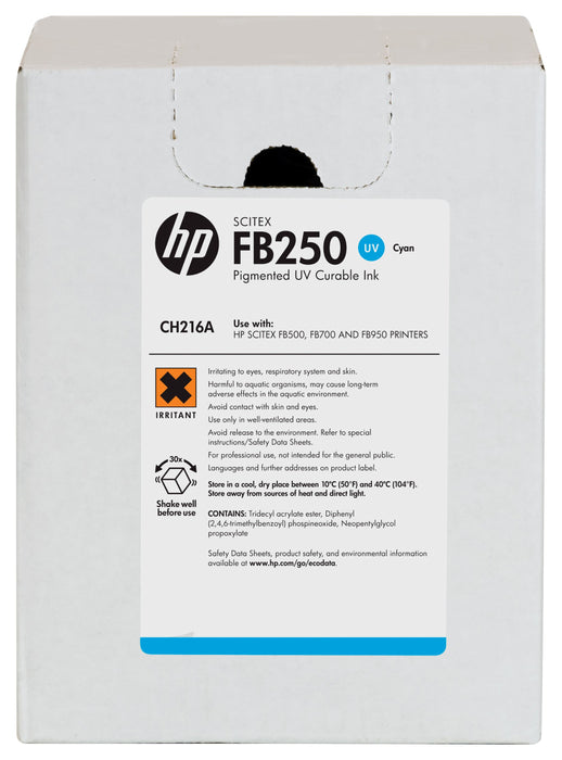 EAN 883585984497 - HP FB250 3-liter Cyan Scitex Ink Cartridge cabeza de impresora imagen 1