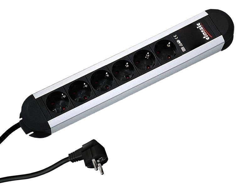 EAN 4016514013098 - Bachmann 331.010 base múltiple 1,75 m 6 salidas AC Interior Aluminio, Negro imagen 1