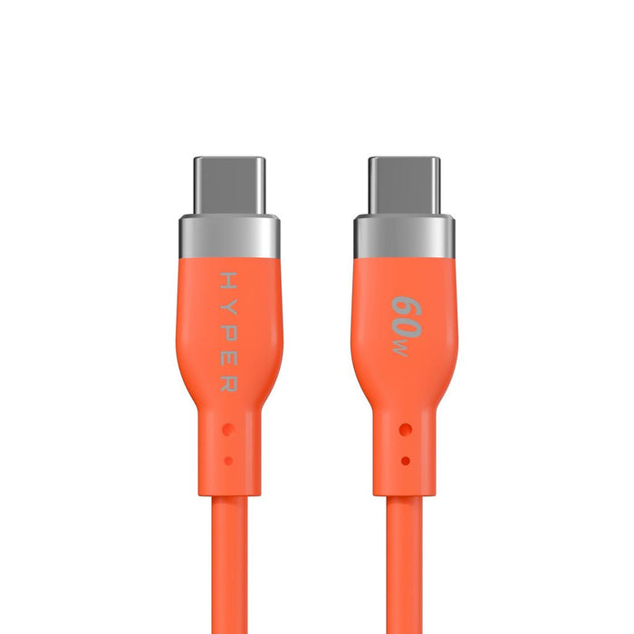 EAN 1220000631175 - Targus HyperJuice Flex cable USB USB 2.0 1,5 m USB C 0,48 Gbit/s 60 W Naranja imagen 1