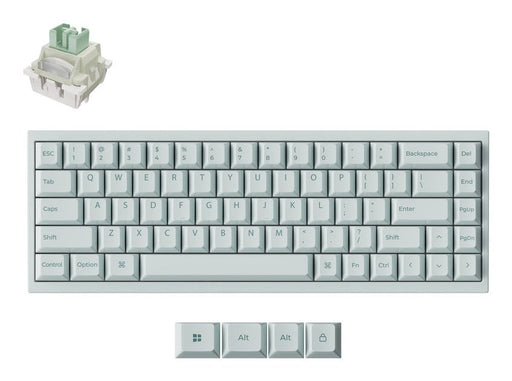EAN 4894979045751 - Keychron Q16 HE 8K teclado Juego USB QWERTY Internacional de EE.UU. Verde claro imagen 1