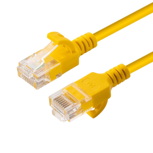 EAN 5704174044567 - Microconnect V-UTP6A01Y-SLIM cable de red Amarillo 1 m Cat6a U/UTP (UTP) imagen 1