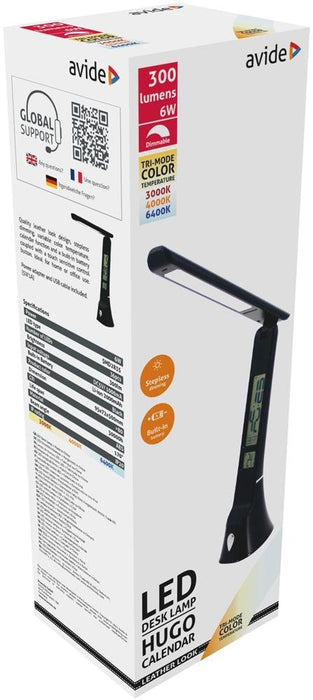 EAN 5999097920368 - Avide ABLDLC-6W-B-HG lámpara de mesa LED Negro, Marrón imagen 3