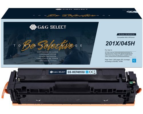 EAN 6942383125366 - G&G GS-HCF401XU cartucho de tóner 1 pieza(s) Compatible Cian imagen 1