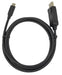 EAN 7333048064233 - Deltaco USBC-DP-BI200 cable DisplayPort 2 m Negro imagen 2