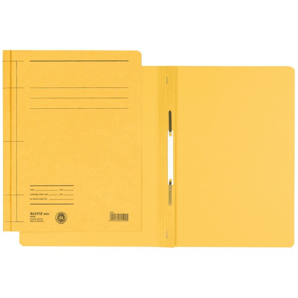 EAN 4002432305995 - Leitz Cardboard binder, A4, yellow carpeta de cartón Amarillo imagen 1